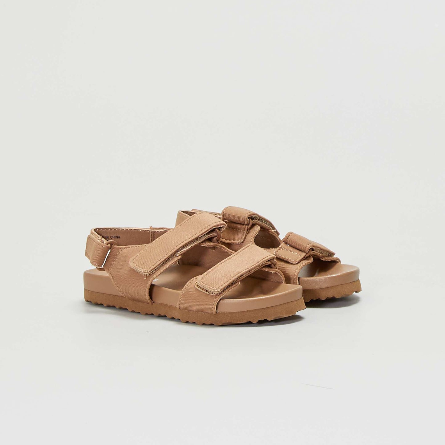 Sandales en toile MARRON