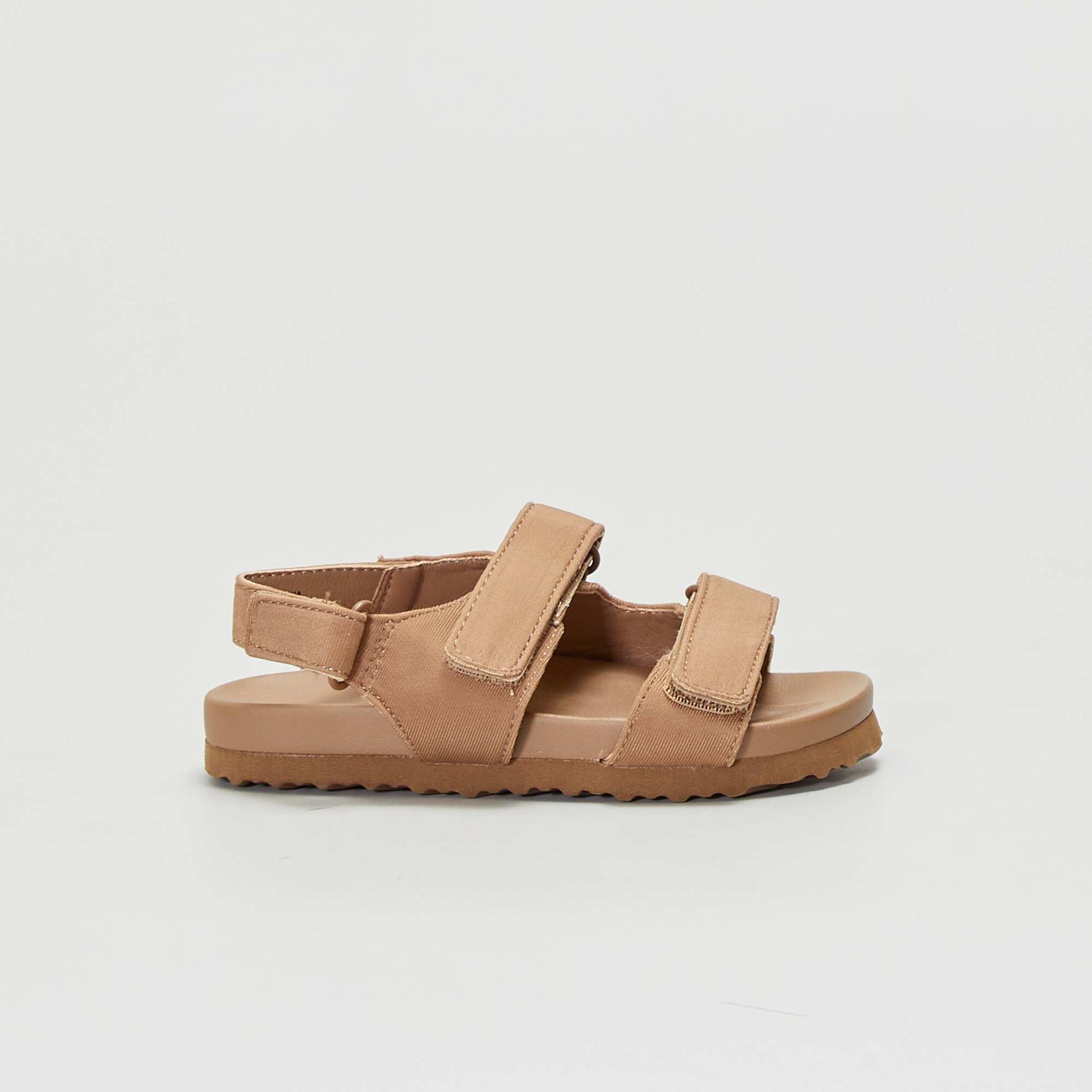 Sandales en toile MARRON
