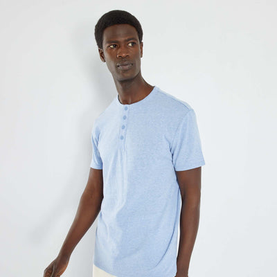 T-shirt en jersey chin Bleu