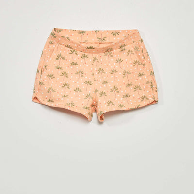 Short en maille gaufr e Rose
